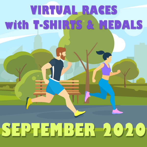 best virtual races 2020 with shirts