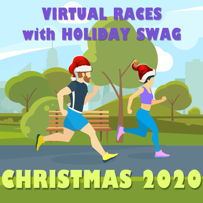 List Virtual Christmas Races with Swag to Run in December 2020